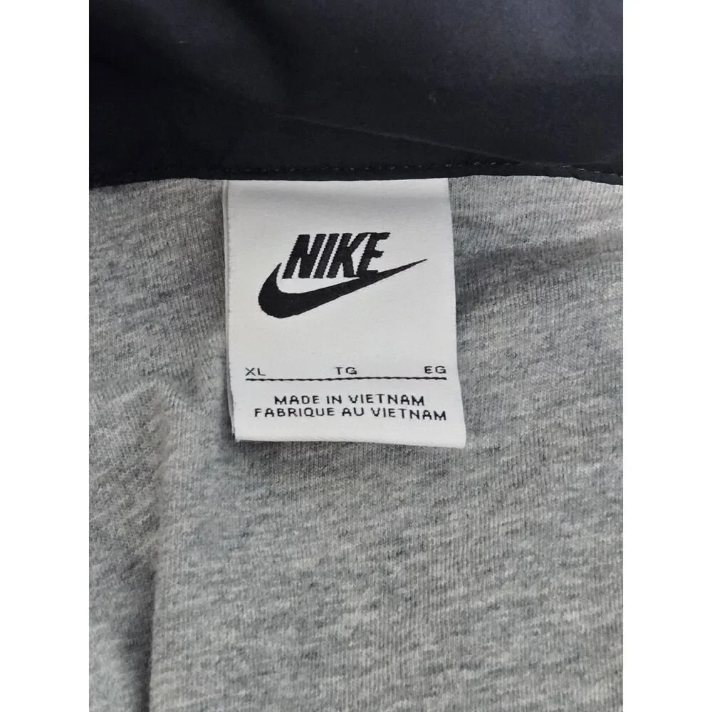 Nike Club Coaches Jacket | Men's Size XL | Black Sportswear Snap Front